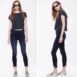 Mother The Stunner Zip Two Step Fray in Last Call Wash Jeans Size 27